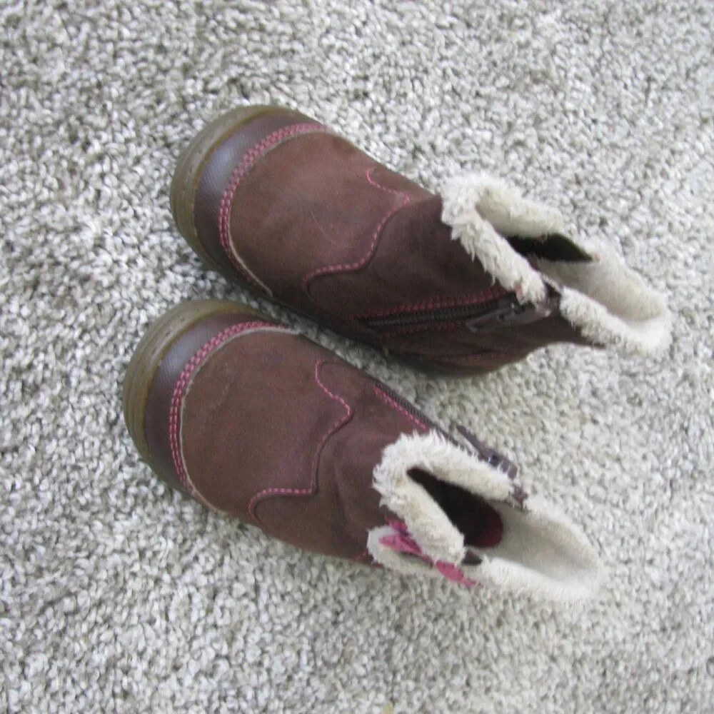 Stride rite suede girls boots 3.5